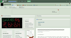 Desktop Screenshot of jenni-gr33n.deviantart.com