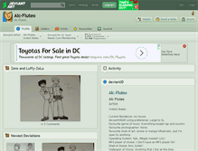 Tablet Screenshot of alc-fluteo.deviantart.com