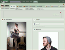 Tablet Screenshot of orgato.deviantart.com