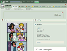 Tablet Screenshot of bizarro4.deviantart.com