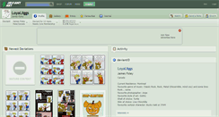 Desktop Screenshot of loyaljiggs.deviantart.com