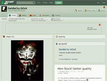 Tablet Screenshot of darkbecky-stock.deviantart.com