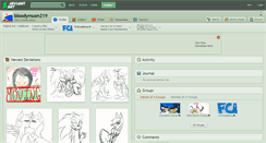 Desktop Screenshot of bloodymoon219.deviantart.com