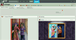 Desktop Screenshot of anidragon.deviantart.com