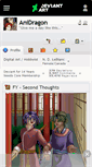 Mobile Screenshot of anidragon.deviantart.com