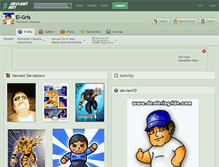 Tablet Screenshot of el-gris.deviantart.com