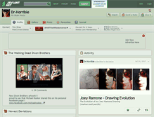 Tablet Screenshot of dr-horrible.deviantart.com