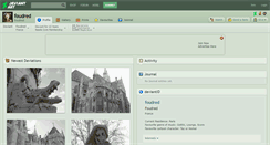 Desktop Screenshot of foudred.deviantart.com