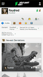 Mobile Screenshot of foudred.deviantart.com