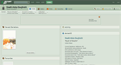 Desktop Screenshot of death-note-doujinshi.deviantart.com