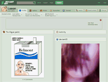 Tablet Screenshot of luaxan.deviantart.com