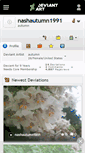 Mobile Screenshot of nashautumn1991.deviantart.com