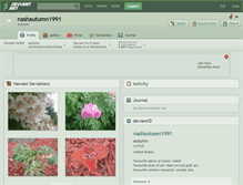 Tablet Screenshot of nashautumn1991.deviantart.com