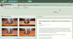Desktop Screenshot of dragonomine.deviantart.com