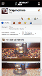 Mobile Screenshot of dragonomine.deviantart.com