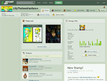 Tablet Screenshot of lillytheseedrianfans.deviantart.com