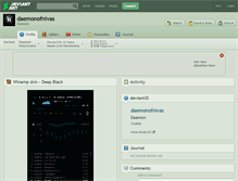Tablet Screenshot of daemonofnivas.deviantart.com