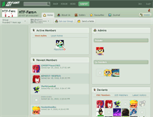 Tablet Screenshot of htf-fans.deviantart.com