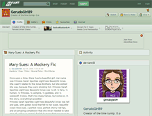Tablet Screenshot of gerudogirl89.deviantart.com