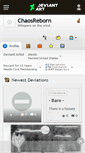 Mobile Screenshot of chaosreborn.deviantart.com