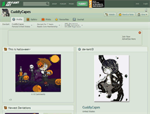 Tablet Screenshot of cuddlycapes.deviantart.com