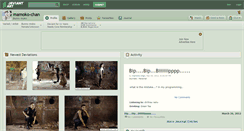 Desktop Screenshot of mamoko-chan.deviantart.com