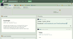 Desktop Screenshot of khatan.deviantart.com
