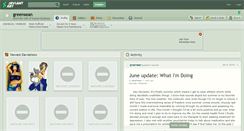Desktop Screenshot of greensean.deviantart.com