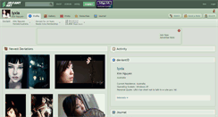 Desktop Screenshot of lyxia.deviantart.com