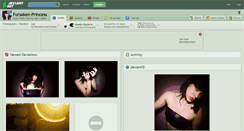 Desktop Screenshot of forsaken-princess.deviantart.com