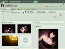Tablet Screenshot of forsaken-princess.deviantart.com