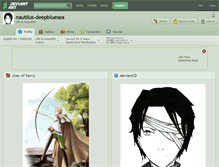 Tablet Screenshot of nautilus-deepbluesea.deviantart.com