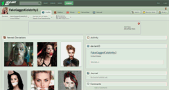 Desktop Screenshot of fakegaggedcelebrity2.deviantart.com