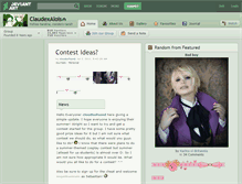Tablet Screenshot of claudexalois.deviantart.com