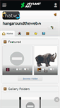 Mobile Screenshot of hangaroundtheweb.deviantart.com