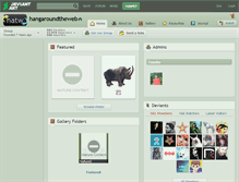 Tablet Screenshot of hangaroundtheweb.deviantart.com