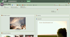 Desktop Screenshot of green--eyed.deviantart.com