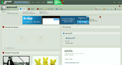 Desktop Screenshot of akumuwolf.deviantart.com