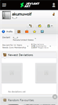 Mobile Screenshot of akumuwolf.deviantart.com