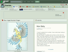 Tablet Screenshot of draenian.deviantart.com