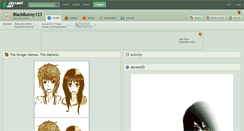 Desktop Screenshot of blackbunny123.deviantart.com