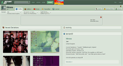 Desktop Screenshot of hirono.deviantart.com