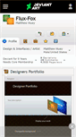 Mobile Screenshot of flux-fox.deviantart.com