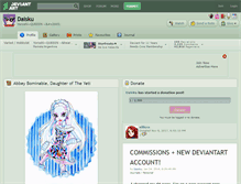 Tablet Screenshot of daisku.deviantart.com