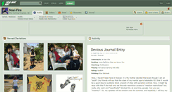 Desktop Screenshot of noel-fire.deviantart.com