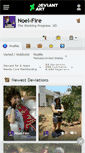 Mobile Screenshot of noel-fire.deviantart.com