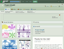 Tablet Screenshot of project-gimpbc.deviantart.com