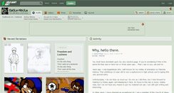 Desktop Screenshot of eagle-nbula.deviantart.com