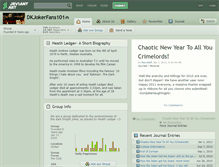 Tablet Screenshot of dkjokerfans101.deviantart.com