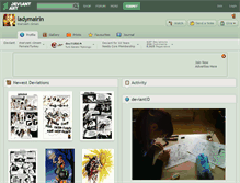 Tablet Screenshot of ladymairin.deviantart.com